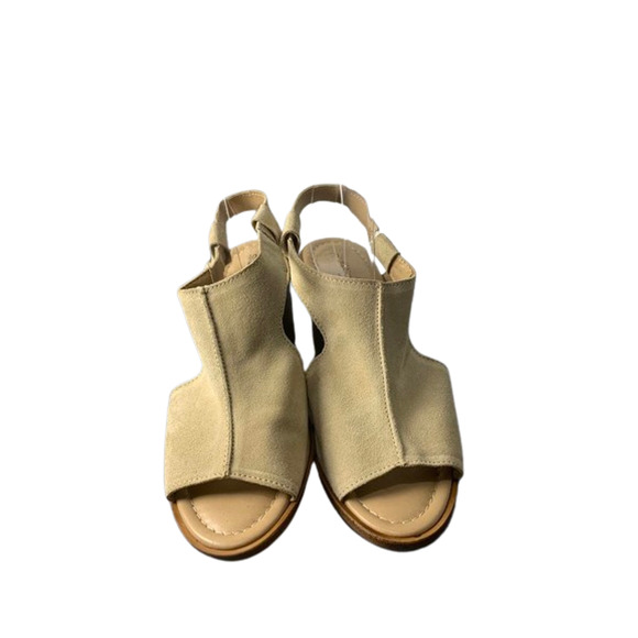 Barbara Barbieri Womens Beige Wedge Sandals Size 10M - Picture 2 of 8
